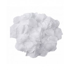 White Silk Rose Petals