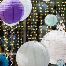 Paper Lanterns decorates the Eden Project